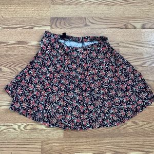 Forever21 floral skater (mini) skirt